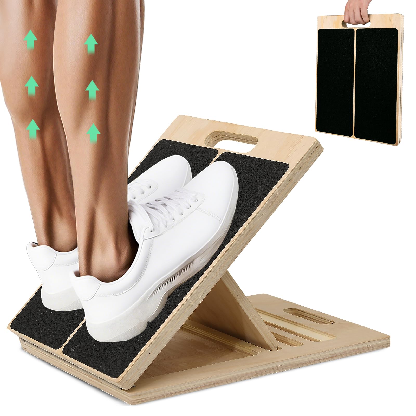 Balance Board Wobble - Planche d'équilibre en bois 2-en-1 et
