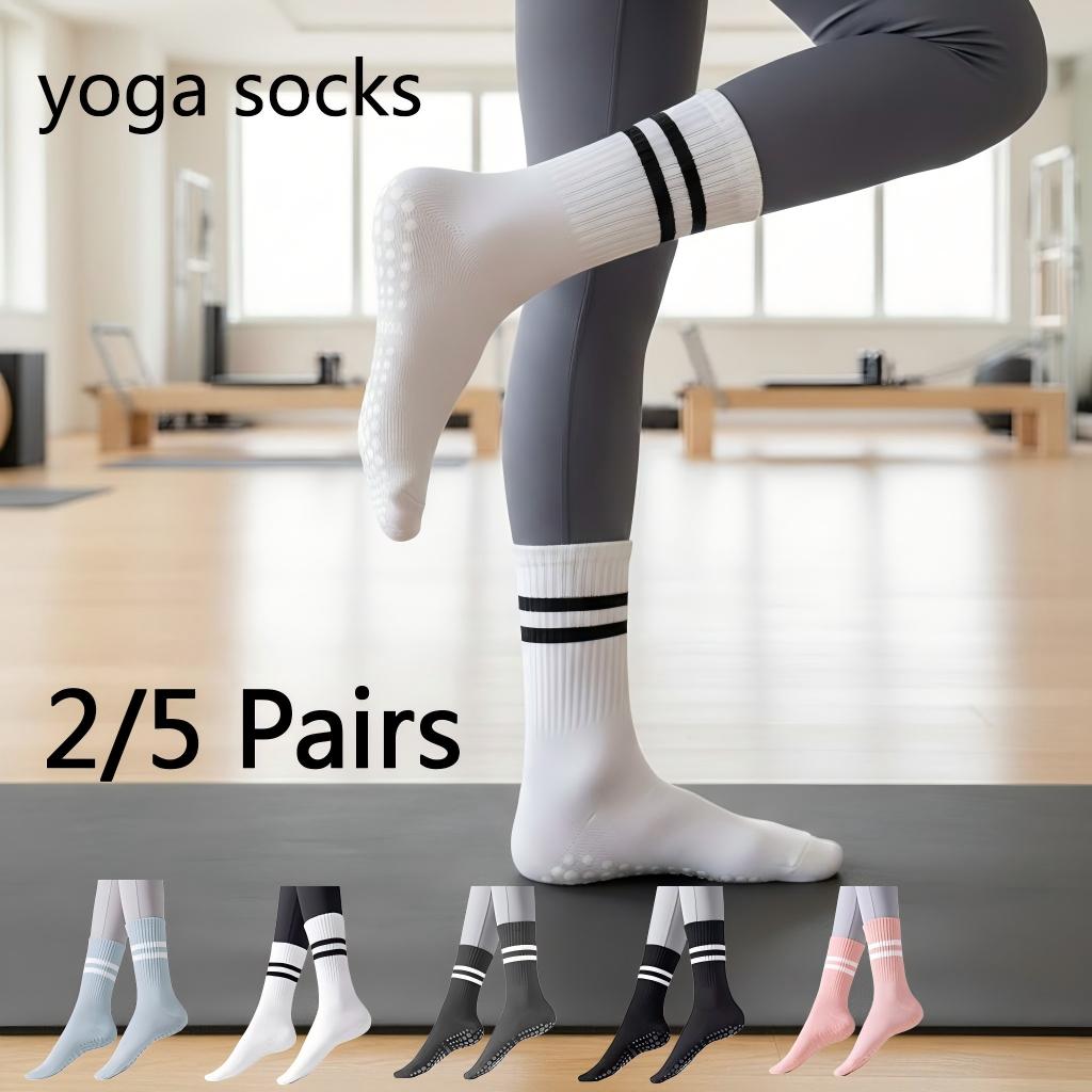 Pilate Yoga Workout - Chaussettes de yoga antidérapantes pour femmes,