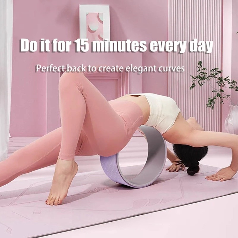 Pilates Yoga Wheel - Roue de Yoga de Massage musculaire,
