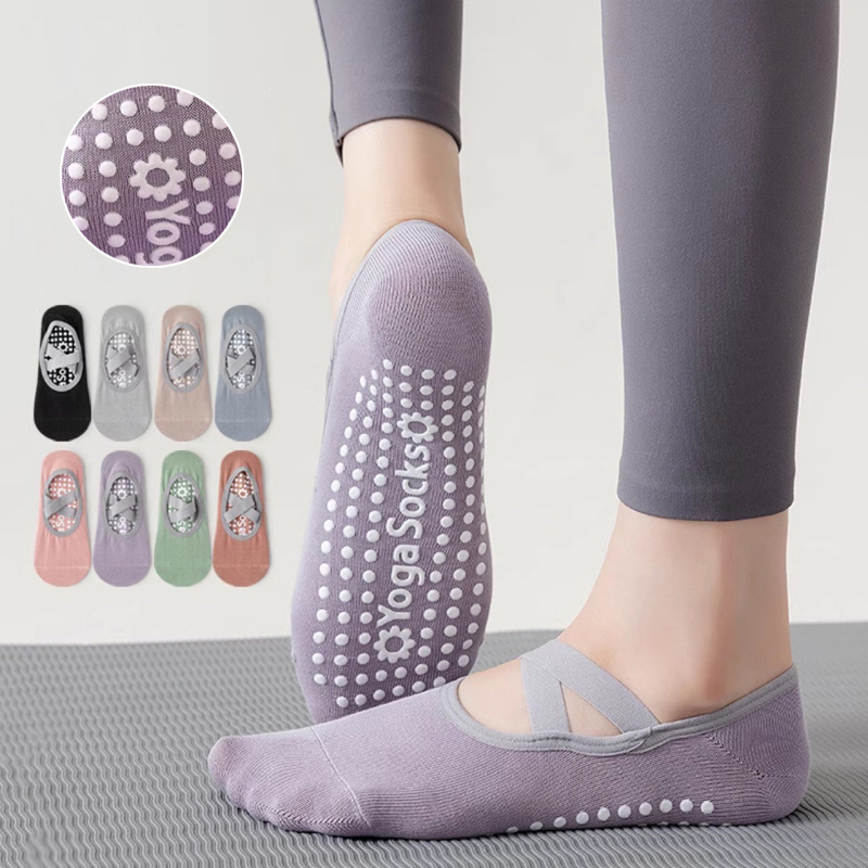 Pilate Yoga Workout - Chaussettes de Yoga respirantes à fond