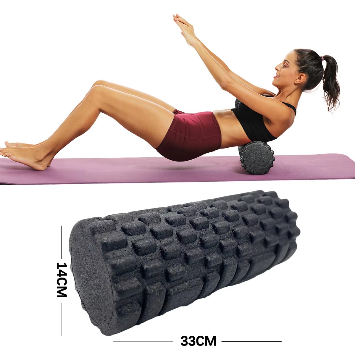 Pilates Yoga Wheel - 30/33cm Fitness rouleau de mousse Yoga