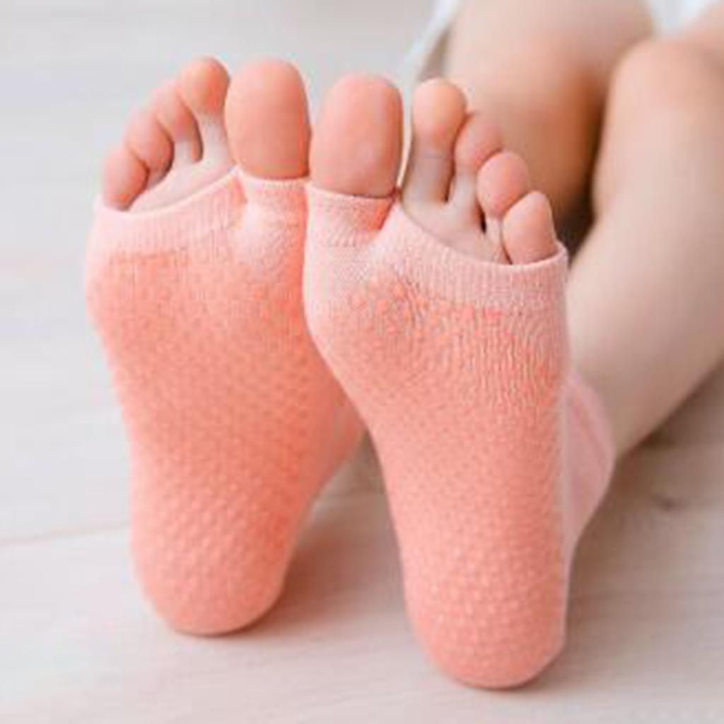 Pilates Yoga Classes - Chaussettes de Yoga en coton écologique