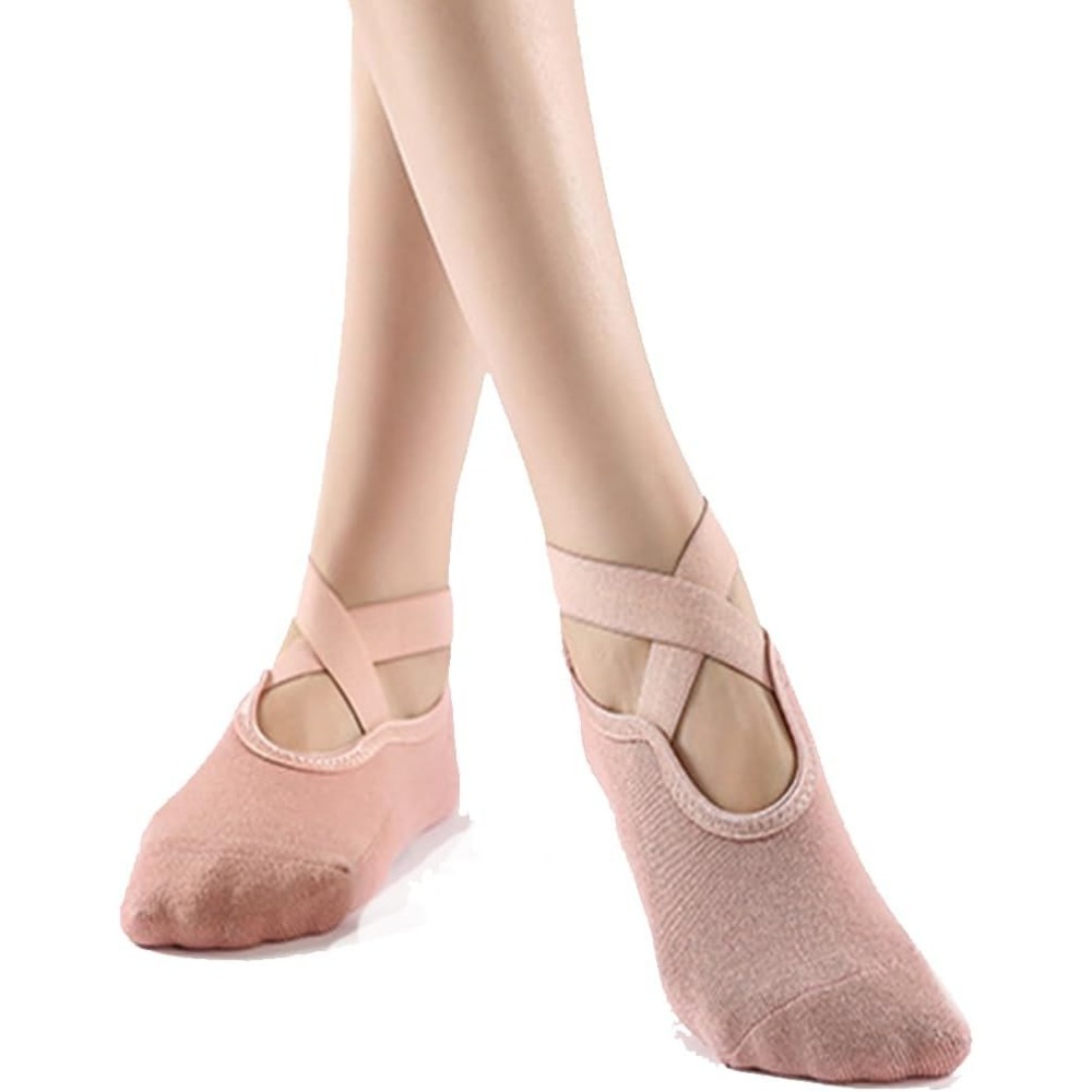 Pilate Yoga Workout - Chaussettes de yoga avec grip antidérapant
