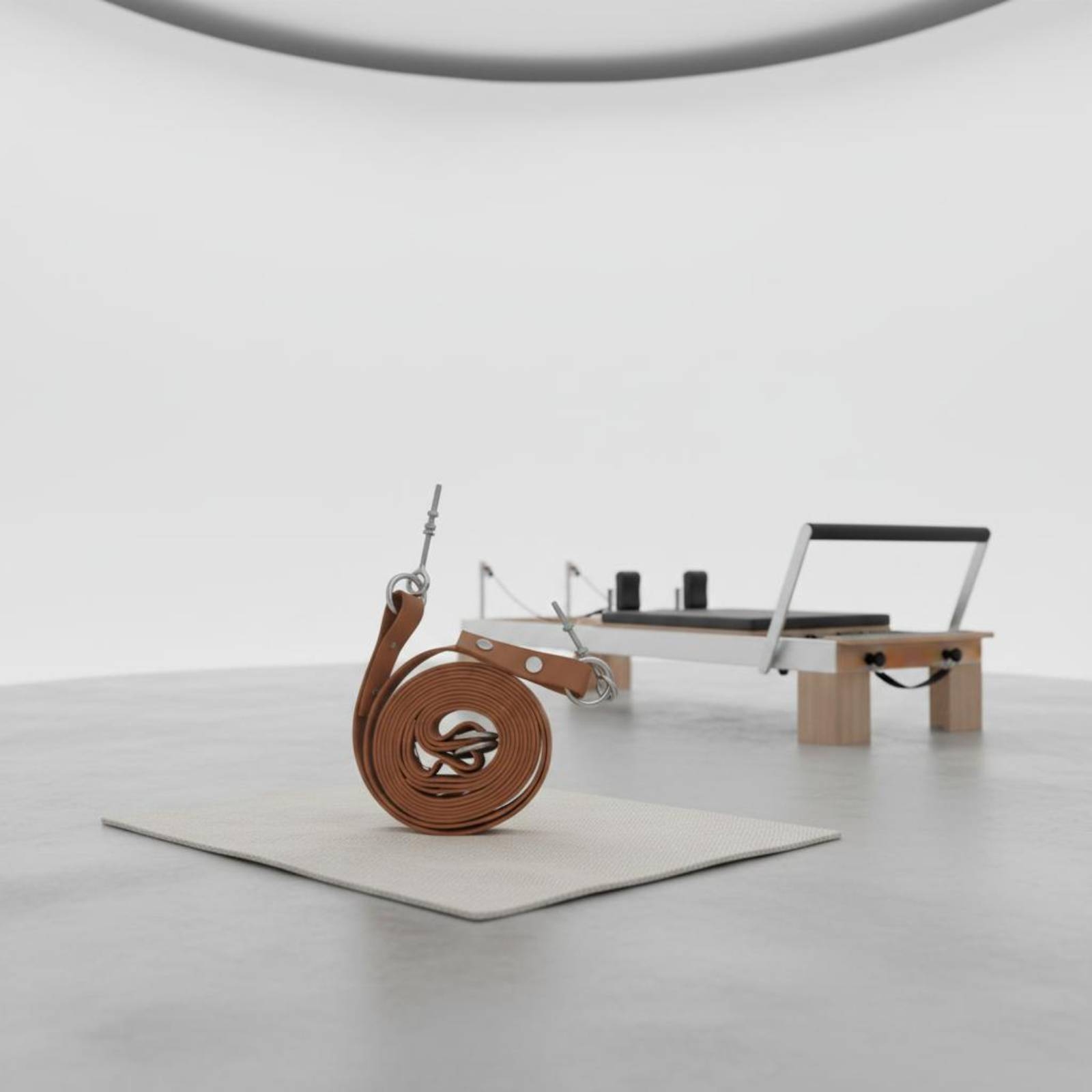 Pilates & Yoga With Harna - Sangle double boucle Reformer confortable pour