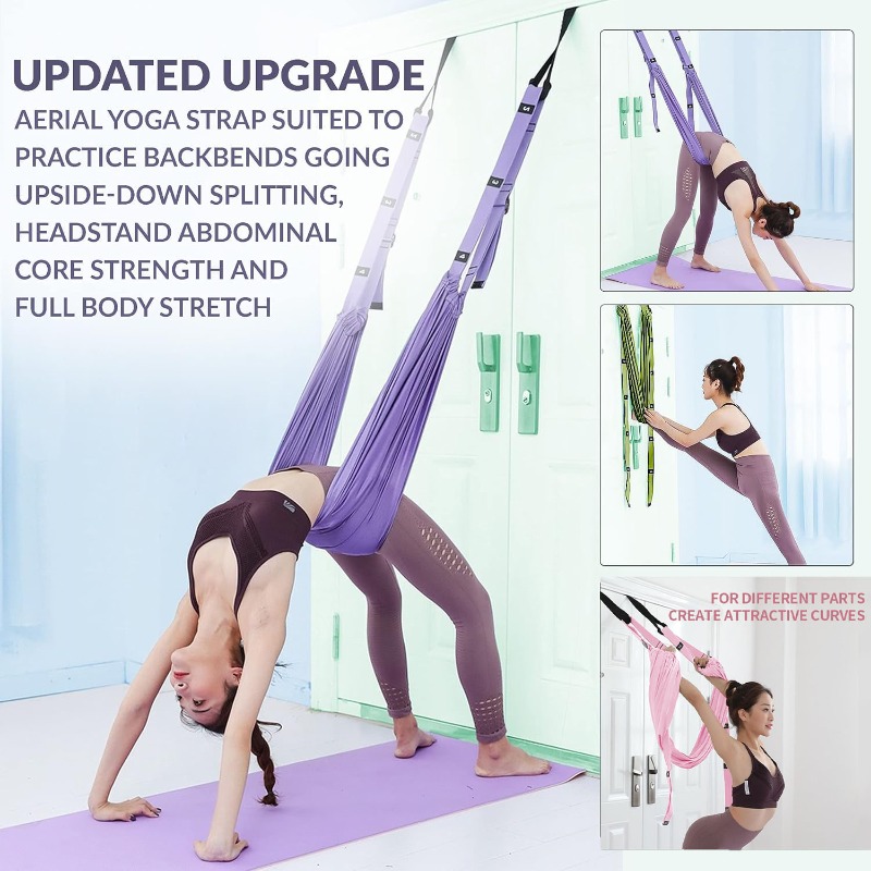 Pilates Yoga Stretching - Ensemble de hamac de yoga aérien