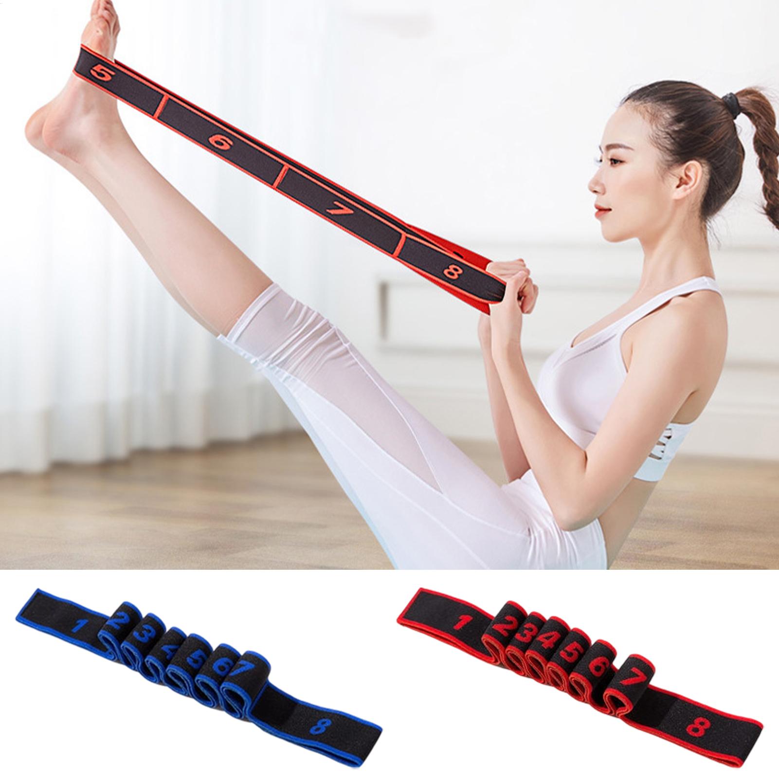 Pilates Yoga Stretching - Sangle d'étirement élastique de Yoga, sangle