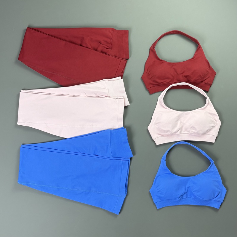Pilates Yoga Stretching - Ensemble de 2 leggings évasés pour