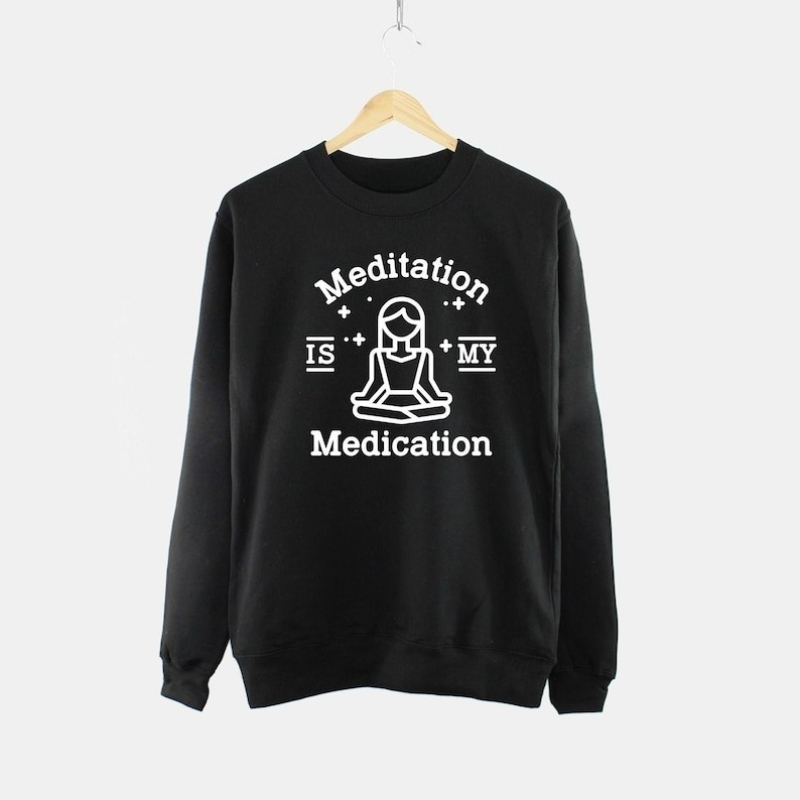 Sweat-shirt de méditation-la m - Pilates Yoga Jumper avis et prix
