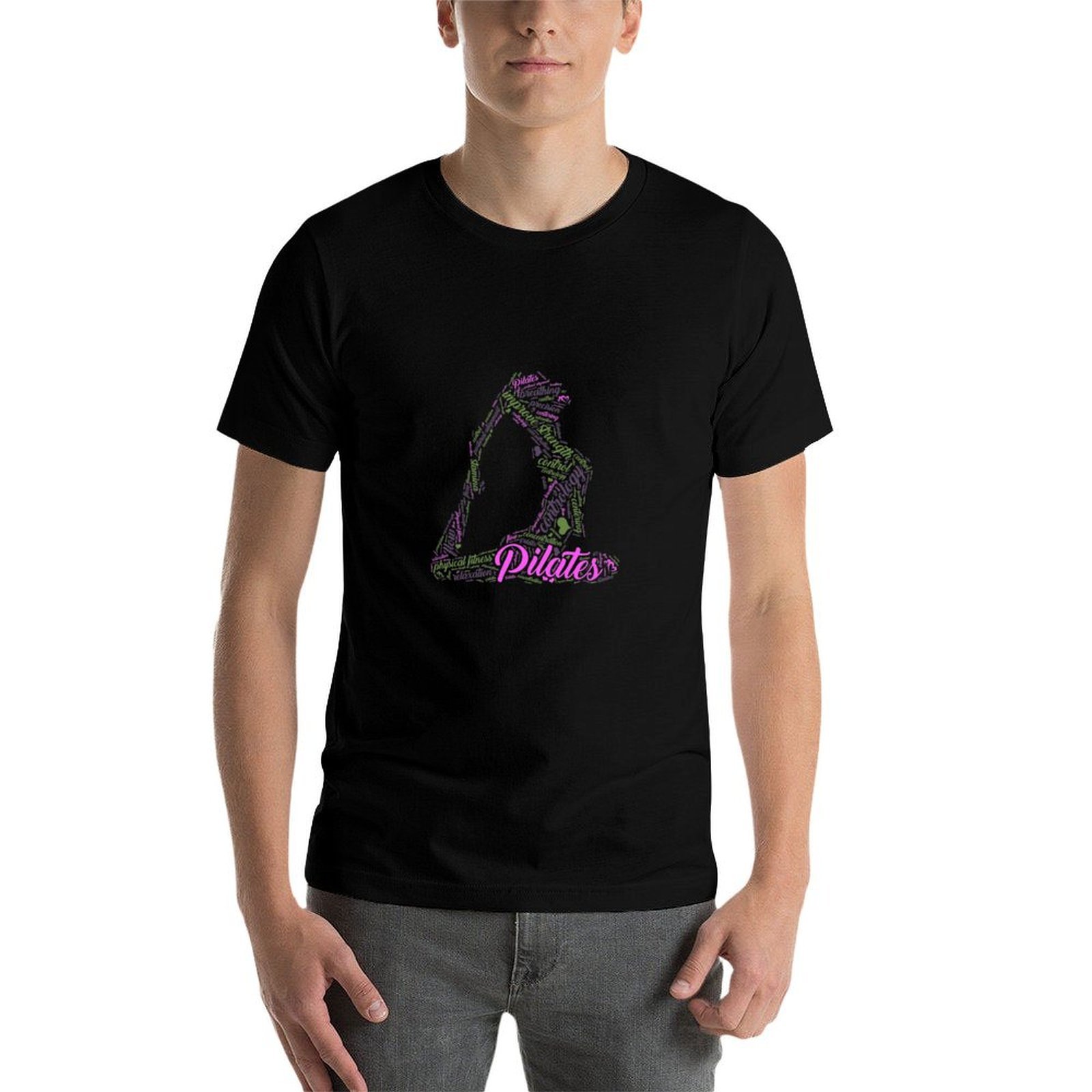 T-shirt classique basique déco - Pilates Yoga Classes avis et prix