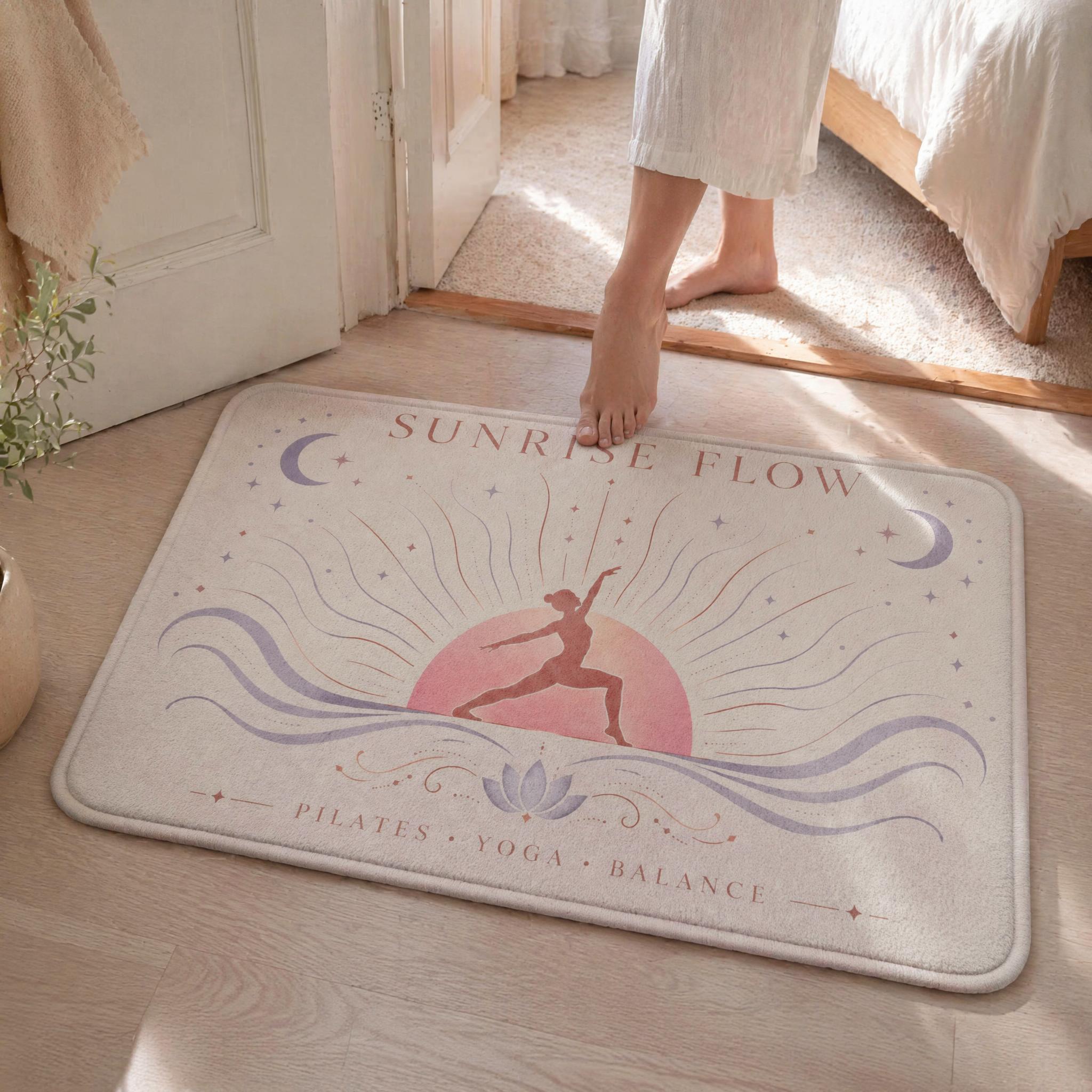 Tapis de yoga Sunrise Flow, ta - Pilates Yoga Flow avis et prix