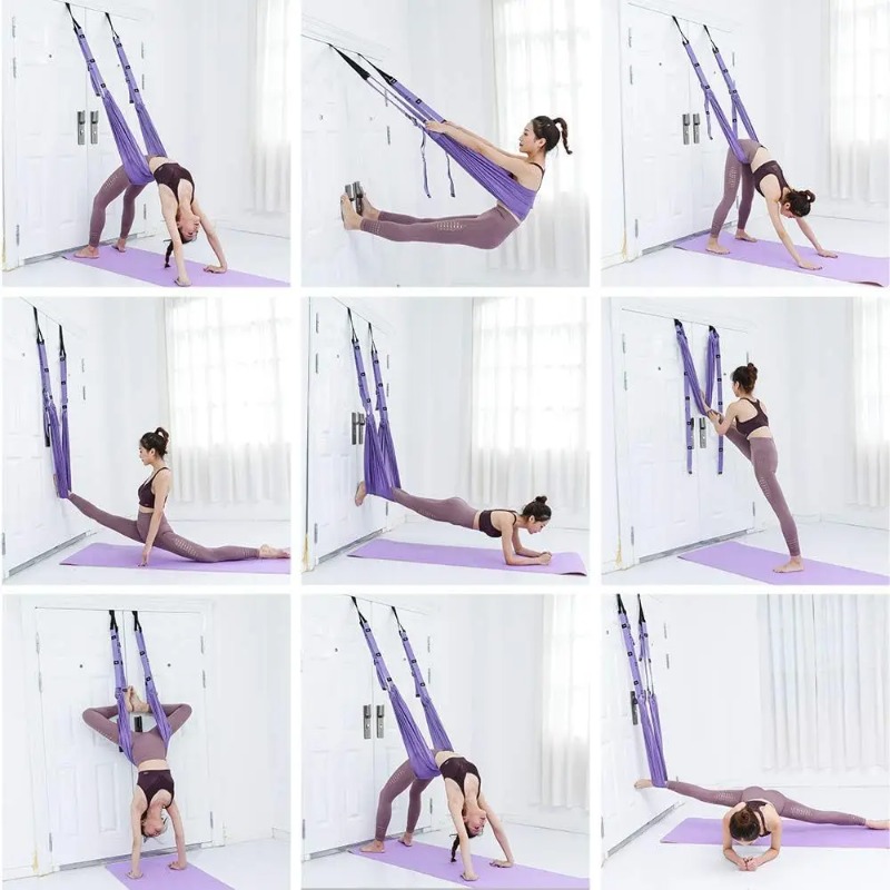 Ensemble de hamac de yoga aéri - Pilates Yoga Stretching avis et prix