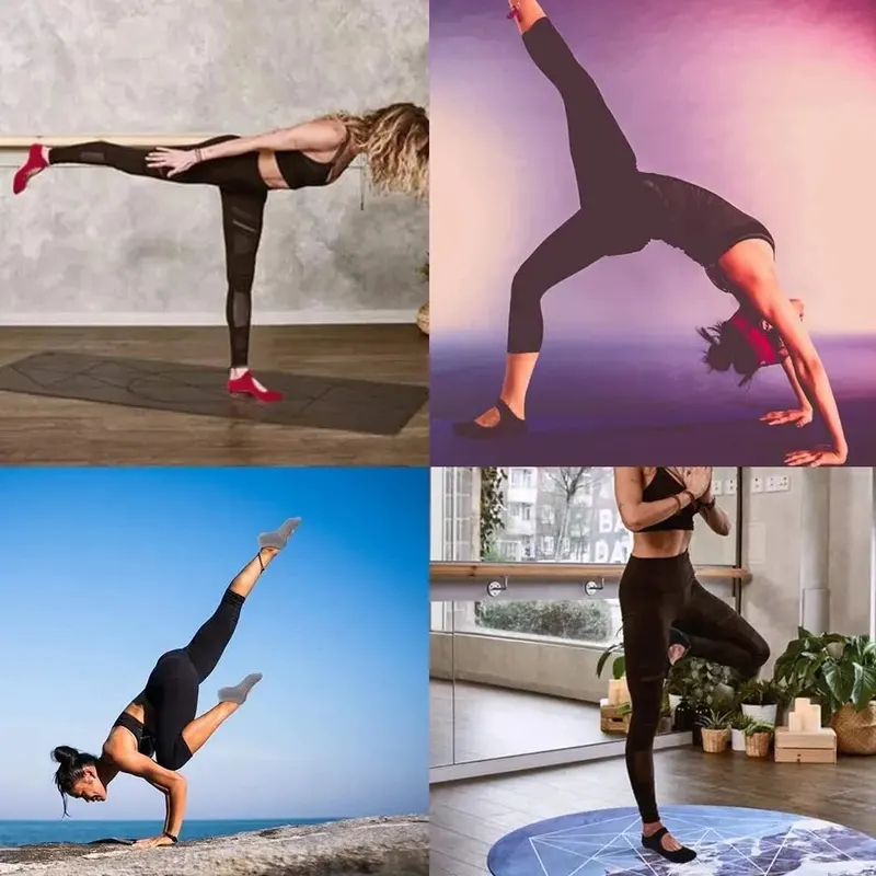 Chaussettes de yoga antidérapa - Pilate Yoga Workout avis et prix